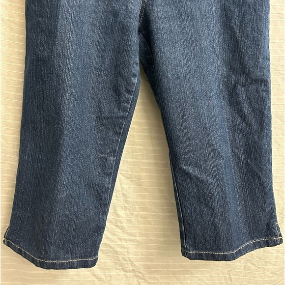 Gloria Vanderbilt Amanda Women's Plus Blue Capri Stretch Jeans Size 10P - Picture 2 of 5